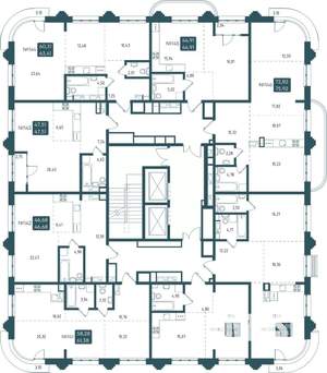 3-к квартира, вторичка, 76м2, 2/20 этаж