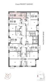 Студия квартира, вторичка, 26м2, 18/19 этаж