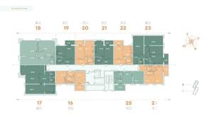 2-к квартира, вторичка, 81м2, 4/16 этаж