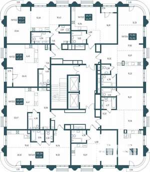 2-к квартира, вторичка, 73м2, 3/20 этаж