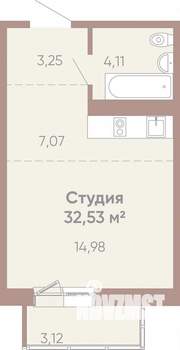 Студия квартира, вторичка, 32м2, 10/14 этаж