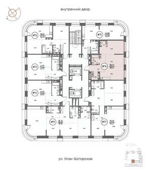 2-к квартира, строящийся дом, 58м2, 12/20 этаж
