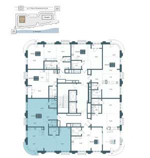 4-к квартира, вторичка, 108м2, 12/20 этаж