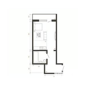1-к квартира, вторичка, 35м2, 1/10 этаж