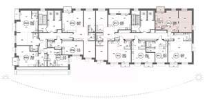 2-к квартира, строящийся дом, 62м2, 9/19 этаж