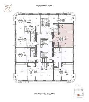 2-к квартира, вторичка, 58м2, 14/20 этаж