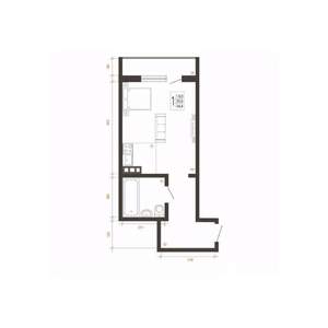 1-к квартира, вторичка, 34м2, 9/10 этаж