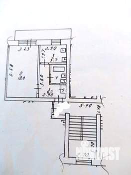 1-к квартира, вторичка, 40м2, 5/5 этаж