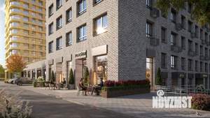 1-к квартира, строящийся дом, 24м2, 9/19 этаж
