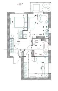 3-к квартира, вторичка, 53м2, 12/18 этаж