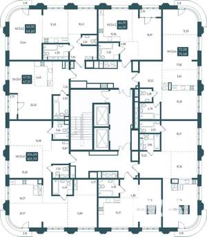 1-к квартира, вторичка, 48м2, 15/20 этаж