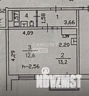 1-к квартира, вторичка, 38м2, 5/15 этаж