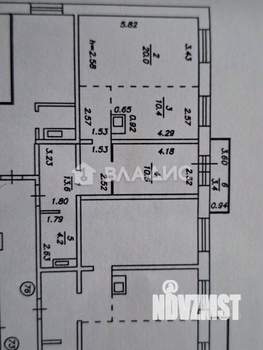 1-к квартира, вторичка, 62м2, 9/15 этаж