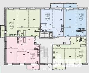 1-к квартира, вторичка, 57м2, 9/9 этаж