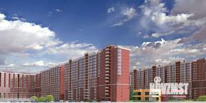 2-к квартира, строящийся дом, 64м2, 15/16 этаж