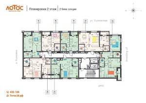 2-к квартира, вторичка, 64м2, 2/18 этаж
