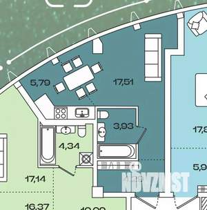 Студия квартира, вторичка, 32м2, 2/8 этаж