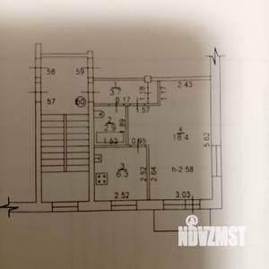 1-к квартира, вторичка, 31м2, 5/5 этаж