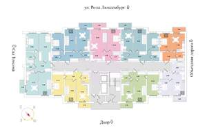 2-к квартира, строящийся дом, 56м2, 4/16 этаж