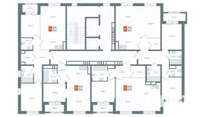 2-к квартира, вторичка, 54м2, 12/14 этаж