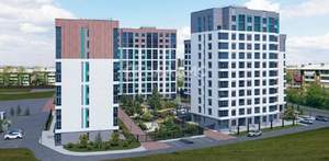 2-к квартира, сданный дом, 45м2, 1/12 этаж