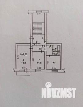 2-к квартира, вторичка, 56м2, 3/5 этаж