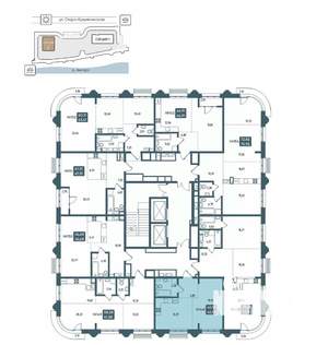 1-к квартира, вторичка, 43м2, 3/20 этаж