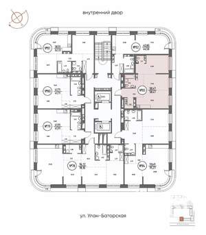 2-к квартира, строящийся дом, 58м2, 13/20 этаж