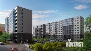 2-к квартира, строящийся дом, 51м2, 9/10 этаж