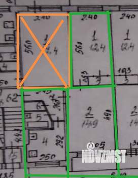 2-к квартира, вторичка, 42м2, 1/5 этаж