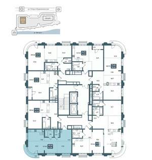 2-к квартира, вторичка, 61м2, 5/20 этаж