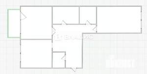 2-к квартира, вторичка, 51м2, 2/5 этаж