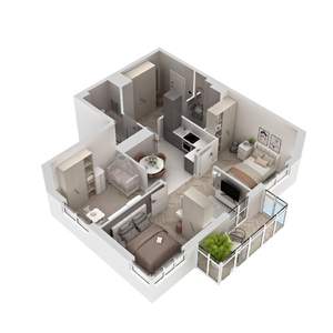 2-к квартира, вторичка, 59м2, 16/19 этаж