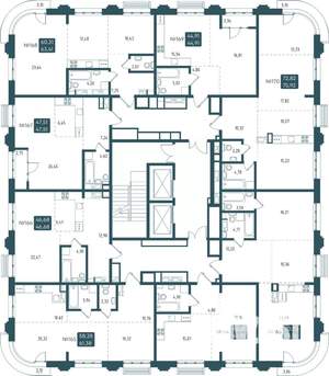 1-к квартира, вторичка, 45м2, 5/20 этаж