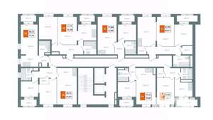 2-к квартира, вторичка, 64м2, 11/14 этаж