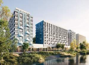 1-к квартира, строящийся дом, 41м2, 2/11 этаж