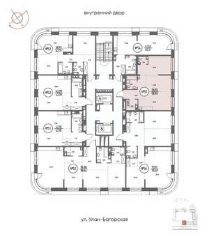 2-к квартира, строящийся дом, 59м2, 9/20 этаж