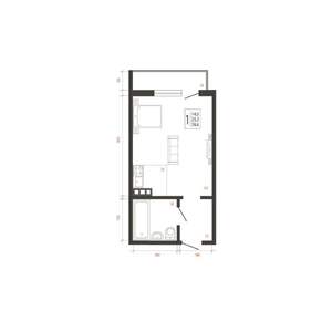 1-к квартира, вторичка, 29м2, 5/10 этаж