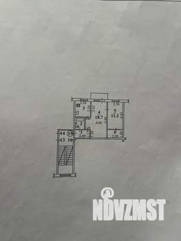 2-к квартира, вторичка, 45м2, 5/5 этаж