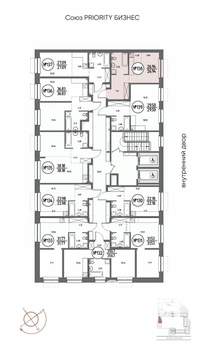 Студия квартира, вторичка, 27м2, 2/19 этаж