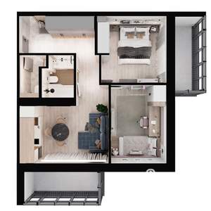 2-к квартира, вторичка, 58м2, 10/18 этаж