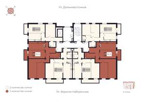 2-к квартира, вторичка, 69м2, 6/8 этаж