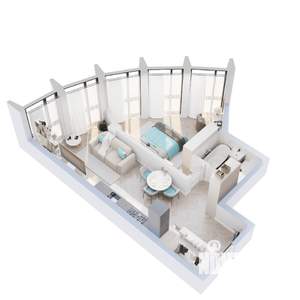 1-к квартира, вторичка, 53м2, 5/8 этаж