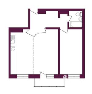 2-к квартира, строящийся дом, 68м2, 12/12 этаж