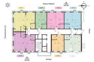 2-к квартира, вторичка, 45м2, 19/19 этаж