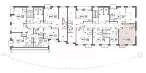 2-к квартира, строящийся дом, 55м2, 9/19 этаж