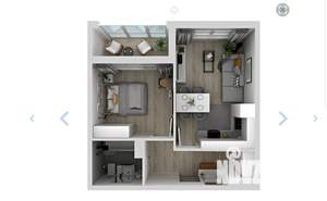 2-к квартира, вторичка, 39м2, 8/13 этаж