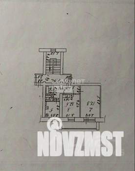 2-к квартира, вторичка, 54м2, 2/5 этаж