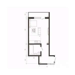 1-к квартира, вторичка, 35м2, 1/10 этаж