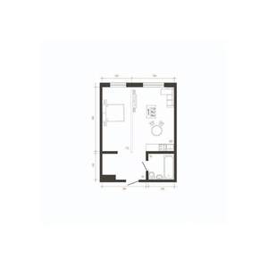 1-к квартира, вторичка, 38м2, 1/10 этаж